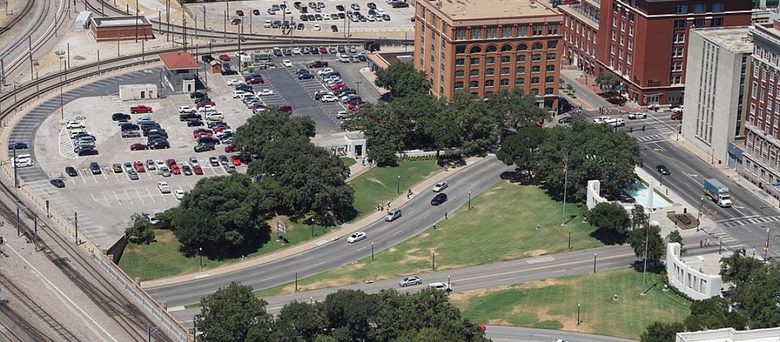 View_of_Dealey_Plaza_from_Reunion_Tower_August_2015_01